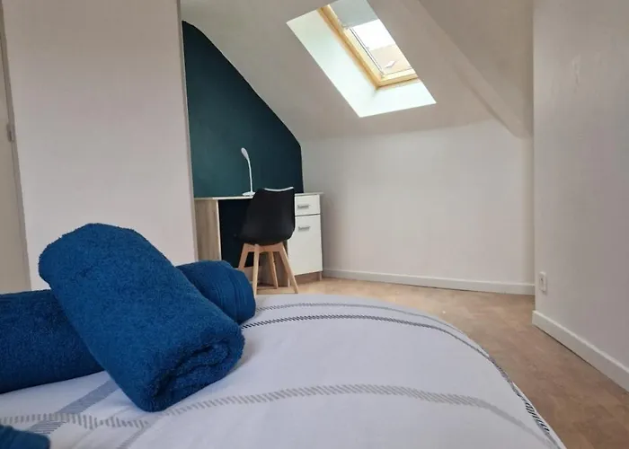 Proche Nausicaa, Gare & Remparts, Spacieuse Maison 3 Chambres, Cour Privee, Parking Gratuit, Adaptee Aux Velos Ferienhaus Boulogne-sur-Mer