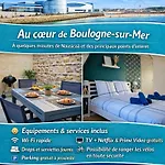 Proche Nausicaa, Gare & Remparts, Spacieuse Maison 3 Chambres, Cour Privee, Parking Gratuit, Adaptee Aux Velos Ferienhaus