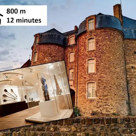 Semesterbostad Proche Nausicaa, Gare & Remparts, Spacieuse Maison 3 Chambres, Cour Privee, Parking Gratuit, Adaptee Aux Velos *