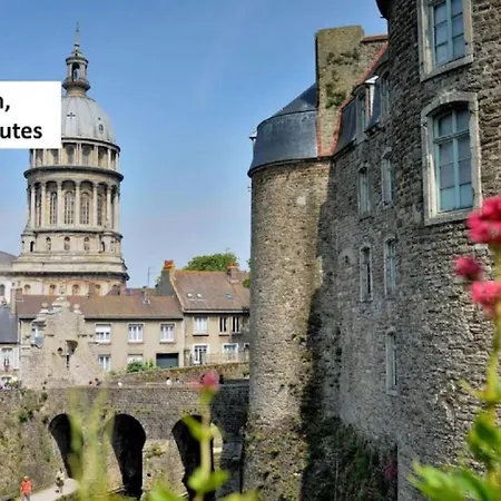 Proche Nausicaa, Gare & Remparts, Spacieuse Maison 3 Chambres, Cour Privee, Parking Gratuit & Adaptee Aux Velos *